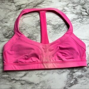 ❤️ Lululemon Run Sprint T Back Sports Bra pink